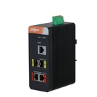 DAHUA DH-IS4204-2GT-120 4-портовый гигабитный управляемый коммутатор с PoE, промышленное исполнение, 2xRJ45 1Gb, 2xSFP 1Gb, суммарно 120Вт, коммутация 14 Гбит/с, MAC-таблица 8К