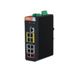 DAHUA DH-IS4410-6GT-120 10-портовый гигабитный управляемый коммутатор с PoE, промышленное исполнение, 6xRJ45 1Gb, 4xSFP 1Gb, суммарно 120Вт, коммутация 56Гбит/с, MAC-таблица 8К