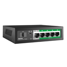 Netis P106GC Коммутатор, кол-во портов: 4x1 Гбит/с, SFP 1x1, кол-во SFP/uplink: RJ-45 1x1 Гбит/с, PoE: 4x15.4 Вт (макс. 58 Вт) 