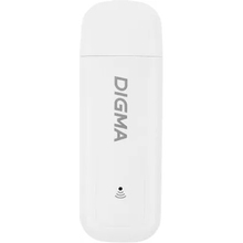 Digma Dongle WiFi DW1960WH Модем 3G/4G USB Wi-Fi Firewall +Router внешний белый