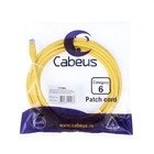 Cabeus PC-UTP-RJ45-Cat.6-5m-YL-LSZH Патч-корд U/UTP, категория 6, 2xRJ45/8p8c, неэкранированный, желтый, LSZH, 5м