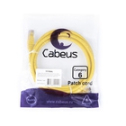 Cabeus PC-UTP-RJ45-Cat.6-2m-YL-LSZH Патч-корд U/UTP, категория 6, 2xRJ45/8p8c, неэкранированный, желтый, LSZH, 2м