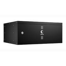 Cabeus WSC-05D-4U55/45m-BK Шкаф телекоммуникационный настенный 19" 4U, серия LIGHT разборный, дверь металл, цвет черный