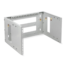 Cabeus NC-6U Кронштейн настенный 19" 6U, цвет серый Cabeus NC-6U Кронштейн настенный 19" 6U, цвет серый