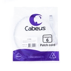 Cabeus PC-UTP-RJ45-Cat.6-0.3m-WH-LSZH Патч-корд U/UTP, категория 6, 2xRJ45/8p8c, неэкранированный, белый, LSZH, 0.3м