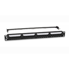Cabeus PL2-24-Cat.6-Dual IDC Патч-панель 19" (1U), 24 порта RJ-45, категория 6, Dual IDC, с задним кабельным организатором, new