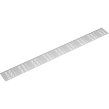 Cabeus VCM-42U-GY Вертикальный перфорированный кабельный органайзер-лоток в шкаф 42U, металлический, цвет серый (RAL 7035)