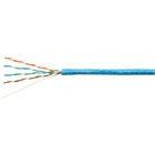 Cabeus UTP-4P-Cat.5e-SOLID-BL-100 Кабель витая пара UTP (U/UTP), категория 5e, 4 пары (24 AWG), одножильный, PVC нг(А)-LS, синий (100 м)
