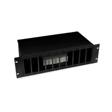 Cabeus FO-19-10FP-BK Кросс бокс оптический 19" 3U на 10 адаптерных панелей, цвет черный