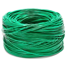 Cabeus UTP-4P-Cat.6-SOLID-LSLTx-GN Кабель витая пара UTP (U/UTP), категория 6, 4 пары (23 AWG), одножильный, нг(А)-LSLTx, зеленый (305 м), системная гарантия 25 лет.