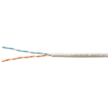 Cabeus UTP-2P-Cat.5e-SOLID-LSZH-GY-500 Кабель витая пара UTP (U/UTP), категория 5e, 2 пары (24 AWG), одножильный, серый LSZH, нг(А)-HF