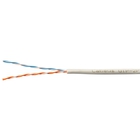 Cabeus UTP-2P-Cat.5e-SOLID-LSZH-GY-500 Кабель витая пара UTP (U/UTP), категория 5e, 2 пары (24 AWG), одножильный, серый LSZH, нг(А)-HF