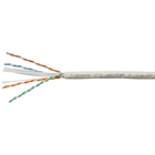 Cabeus UTP-4P-Cat.6-SOLID-GY-100 Кабель витая пара UTP (U/UTP), категория 6, 4 пары (23 AWG), одножильный, PVC нг(А)-LS, серый (100 м)