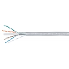 Cabeus UTP-4P-Cat.6a-SOLID-PVC-GY Кабель витая пара UTP (U/UTP), категория 6A, 4 пары (23 AWG), одножильный, PVC нг(А)-LS, серый (305 м)