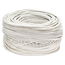 Cabeus UTP-4P-Cat.6-SOLID-LSZH-WH Кабель витая пара UTP (U/UTP), категория 6, 4 пары (23 AWG), одножильный, LSZH нг(А)-HF, белый (305 м)