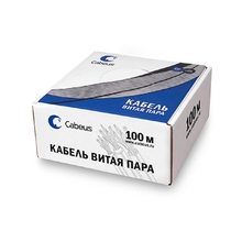 Cabeus FTP-4P-Cat.5e-SOLID-LSLTx-GN-100 Кабель витая пара экранированная FTP (F/UTP), категория 5e, 4 пары (24 AWG), одножильный, зеленый, экран - фольга, нг(А)-LSLTx, (100 м)