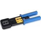 Cabeus HT-376Z Инструмент обжимной для коннекторов быстрой установки RJ-45 (8р8с), RJ-11/12 (6р6с, 6р4с, 6р2с), профессиональный, с храповым механизмом