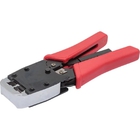 Cabeus HT-500R Инструмент обжимной для RJ-45 (8р8с), RJ-11/12 (6р6с, 6р4с, 6р2с), профессиональный, с храповым механизмом