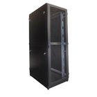 ЦМО Шкаф серверный напольный 42U (600 х 1000) дверь перфорированная, задние двойные перфорированные, цвет черный ШТК-М-42.6.10-48АА-9005