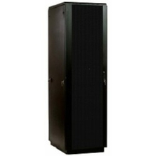 ЦМО Шкаф телекоммуникационный напольный ЭКОНОМ 42U (800 х 800) дверь перфорированная 2 шт., цвет черный (ШТК-Э-42.8.8-44АА-9005)