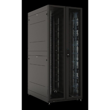 ЦМО Шкаф серверный ПРОФ напольный 42U (800 х 1200) двери двойные перф. 2 шт., черный, в сборе ШТК-СП-42.8.12-88АА-9005