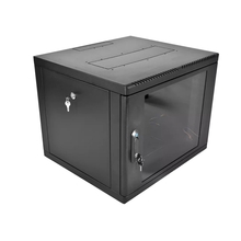 ЦМО Шкаф телекоммуникационный настенный разборный 9U (600 х 520), съемные стенки, дверь стекло, черный(ШРН-М-9.500-9005)