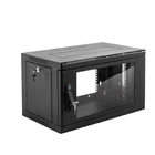  ЦМО Шкаф телекоммуникационный настенный 9U (600 x 650) дверь стекло, цвет черный (ШРН-9.650-9005)