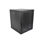 ЦМО Шкаф телекоммуникационный настенный разборный 12U (600 x 520) съемные стенки, дверь стекло, цвет черный (ШРН-М-12.500-9005)