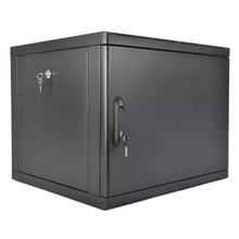 ЦМО Шкаф телекоммуникационный настенный разборный 9U (600 x 650) съемные стенки, дверь металл, цвет черный (ШРН-М-9.650.1-9005)