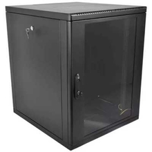 ЦМО Шкаф телекоммуникационный настенный 15U (600 x 650) дверь стекло, цвет черный (ШРН-15.650-9005)