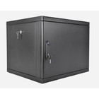ЦМО Шкаф телекоммуникационный настенный разборный 9U (600 x 520) съемные стенки, дверь металл, цвет черный (ШРН-М-9.500.1-9005)