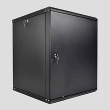 ЦМО Шкаф телекоммуникационный настенный разборный ЭКОНОМ 18U (600 x 650) дверь металл, цвет черный (ШРН-Э-18.650.1-9005)