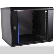 ЦМО Шкаф телекоммуникационный настенный разборный ЭКОНОМ 15U (600 x 650) дверь металл, цвет черный (ШРН-Э-15.650.1-9005)