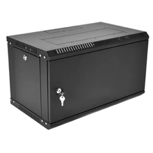 ЦМО Шкаф телекоммуникационный настенный разборный ЭКОНОМ 9U (600 x 350) дверь металл, цвет черный (ШРН-Э-9.350.1-9005)
