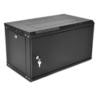 ЦМО Шкаф телекоммуникационный настенный разборный ЭКОНОМ 9U (600 x 350) дверь металл, цвет черный (ШРН-Э-9.350.1-9005)