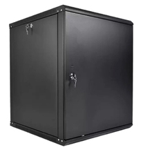 ЦМО Шкаф телекоммуникационный настенный разборный ЭКОНОМ 12U (600 x 650) дверь металл, цвет черный (ШРН-Э-12.650.1-9005)