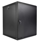 ЦМО Шкаф телекоммуникационный настенный разборный ЭКОНОМ 12U (600 x 650) дверь металл, цвет черный (ШРН-Э-12.650.1-9005)