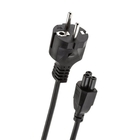 Telecom TP022-1.8-BK Кабель питания для ноутбуков, 3-pin, с заземлением, 220V (Европейский стандарт)1,8m