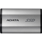 Твердотельный накопитель/ ADATA External SSD SD810, 500GB, Type-C, USB 3.2 Gen2х2, up to R/W 2000/2000 MB/s, 72.7x44x12.2mm, Silver (5 лет)