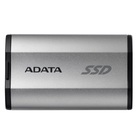 Твердотельный накопитель/ ADATA External SSD SD810, 2000GB, Type-C, USB 3.2 Gen2х2, up to R/W 2000/2000 MB/s, 72.7x44x12.2mm, Silver (5 лет)