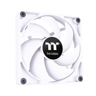Кулер для компьютерного корпуса, Thermaltake, CT120 PC Cooling Fan White, CL-F151-PL12WT-A, 120мм вентилятор, 500-2000об.мин, 4pin PWM, 57.05CFM, 25.8 dB(A), 120x120x25мм, Белый