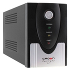 CROWN ИБП CMU-SP650IEC USB {650VA\390W, корпус металл, 1x12V/7AH,6*IEC С13, AVR 140-290V, съёмный кабель } [CM000001862]