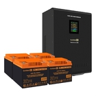 Exegate EX296637RUS Комплект ИБП EX296003RUS + батарея 45Ач EX285666RUS 4шт (инвертор, синус, для котла, настенный) FineSine SX-3000.LCD.AVR.2SH.T <3000VA/2100W, чистая синусоида, цветной LCD-дисплей,