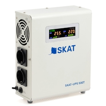 ИБП БАСТИОН SKAT-UPS 500T источник питания Line-Interactive 220В, 500ВА, работает от 1 внешней АКБ (4501)