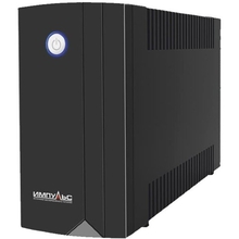 Импульс ИБП Юниор 1000 {1000/600 ВА/Вт, LED, USB, SCHUKOx3},черный {JN10205} Импульс ИБП Юниор 1000 {1000/600 ВА/Вт, LED, USB, SCHUKOx3},черный {JN10205}