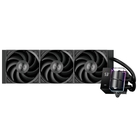 Система охлаждения/ PCCooler DS360 BK (310W, 360mm, LED temp., Black, ARGB Pump/ Fans: 3x120mm, 86.73CFM, 28dBA, 2200RPM/ Pump height 67mm, 28dBA, 3200RPM, Rad thickness 27mm/ S: 1851, 1700, 1200, 20X