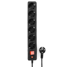 Гарнизон Сетевой фильтр ECL-6-B-5 6р, 10А, 5м, ур.защиты 4, черный, пакет (22431) Гарнизон Сетевой фильтр ECL-6-B-5 6р, 10А, 5м, ур.защиты 4, черный, пакет (22431)