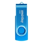 Smartbuy USB Drive 4GB Twist Blue (SB004GB2TWB)