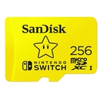 Флеш карта microSDXC 256GB SanDisk for Nintendo Switch Class 10, UHS-I, W90, R 100 МБ/с, <SDSQXAO-25