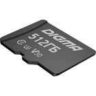 Флеш карта microSDXC 512GB Digma CARD30 V30 + adapter